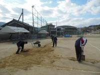 男子ソフトテニス部です