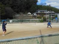 女子ソフトテニス部です。